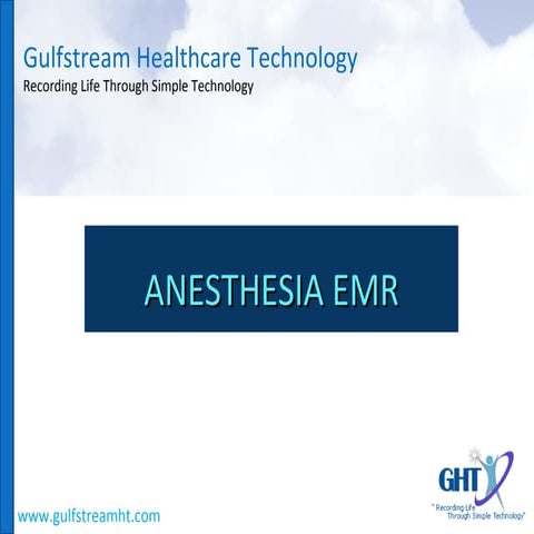 Anesthesia EMR