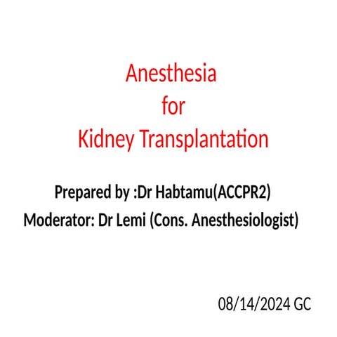 Kidney transplantation candidate evaluation 2016 chaken maniyan | PDF