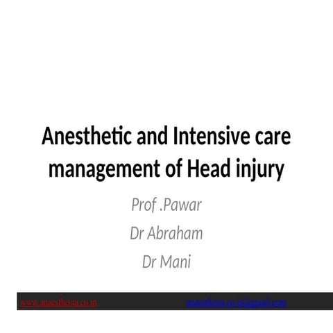 anesthesia forrrrrrr TBI by dr nayak.ppt