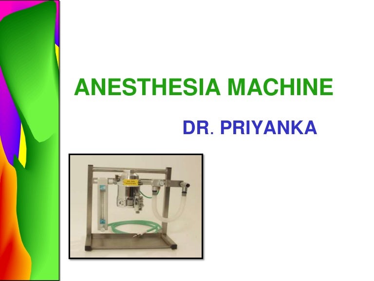 Anesthesia machine