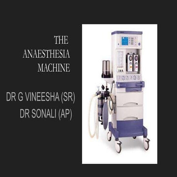 Basics of Anesthesia machine and workstation .pptx