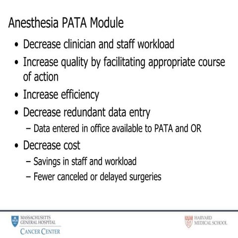Pre-Anesthesia Evaluation Module, HughesRiskApps