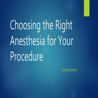 Anesthesia powerpoint