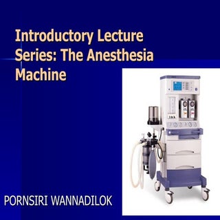 Anesthetic machine for student