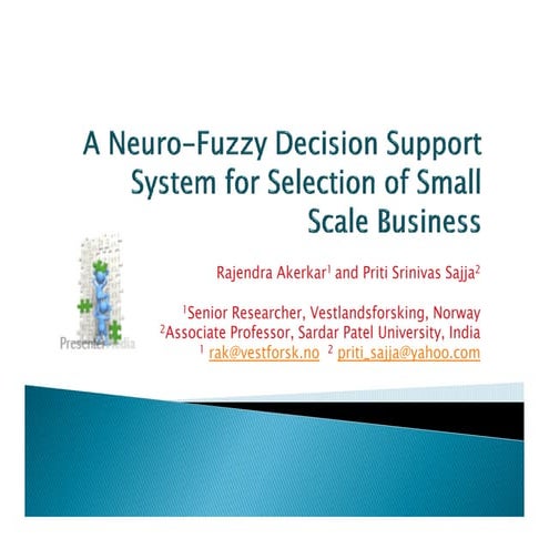A neuro fuzzy decision support system