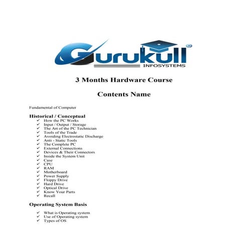 Hardware course