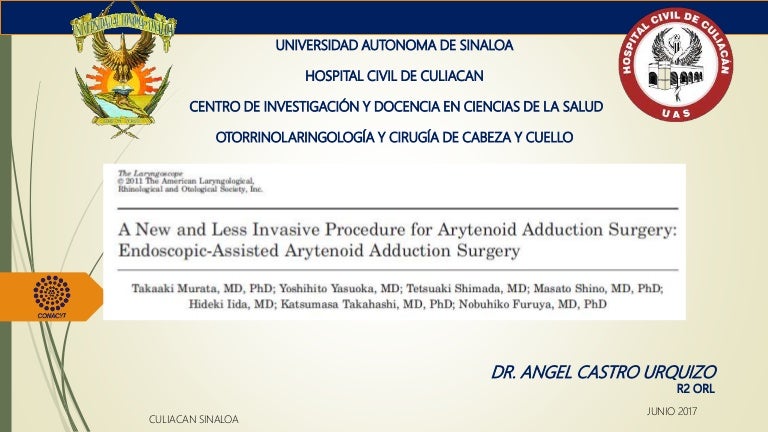 A new and less invasive procedure for arytenoid adduction surgery