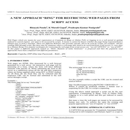 A new approach “ring” for restricting web pages from