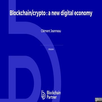 Crypto-economy : a new digital economy