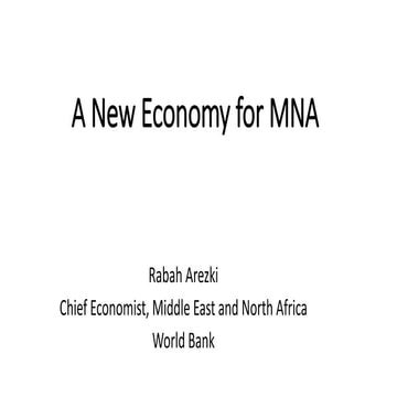 A New Economy for MNA