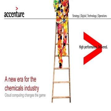 A new era for the chemicals industry: Cloud computing changes the game
