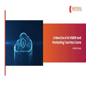 A New Era of AI VMDR and Pentesting Tool Has Come | PDF