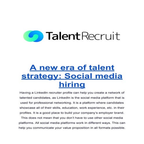 A new era of talent strategy Social media hiring.pdf