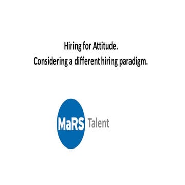 A New Hiring Paradigm