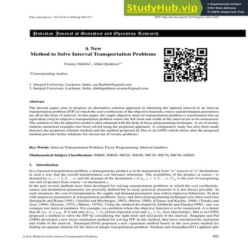 A New Method To Solve Interval Transportation Problems