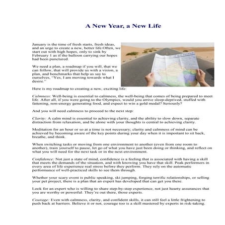 A New Year, a New Life