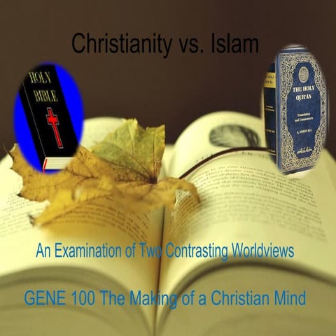 An examination of two contrasting worldviews   Christianity vs. Islam