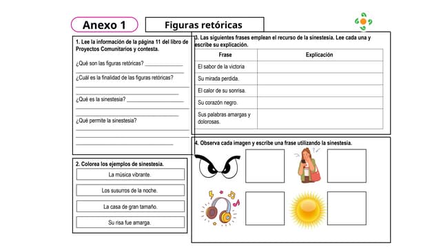 Presentacion de actividades para el comprendimiernto de los niños