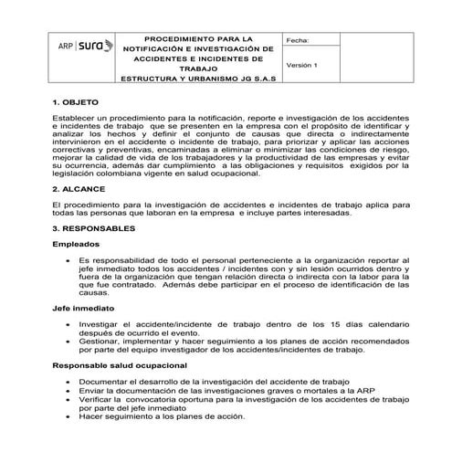 Anexo 15. procedimiento de notificación e investigación