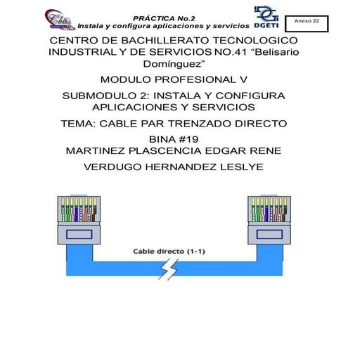 Anexo 22 practica 3  cable directo 4 dic 17
