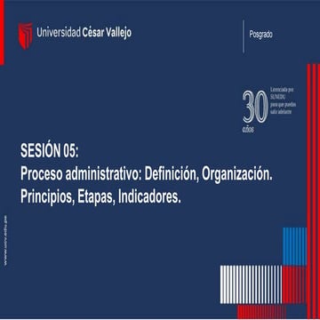 Proceso administrativo. Definición, organización
