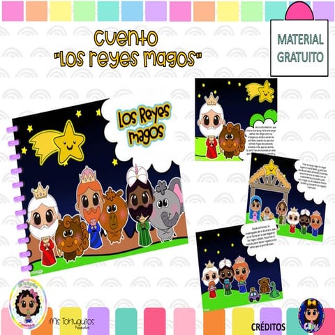 Los reyes magos cuento para preescolar 2 | PDF