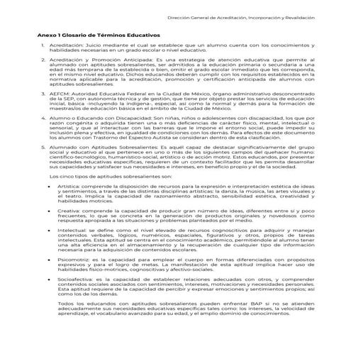 GLOSARIO DE TERMINOS EDUCATIVOS