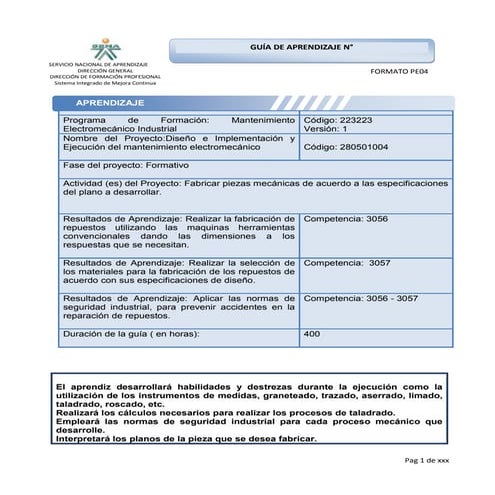  guía de aprendizaje mecánica 