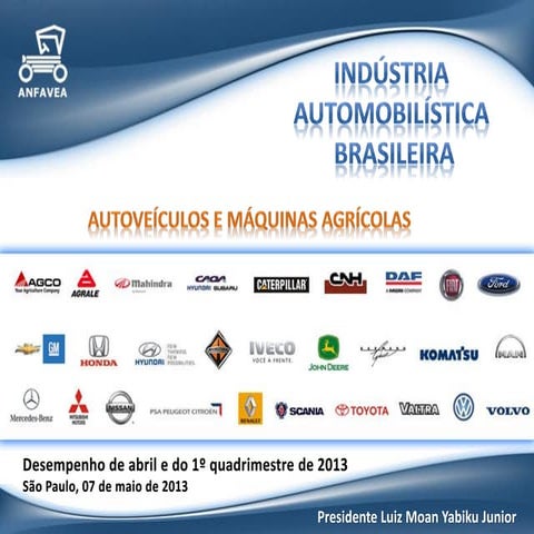 Anfavea desempenho abril_2013