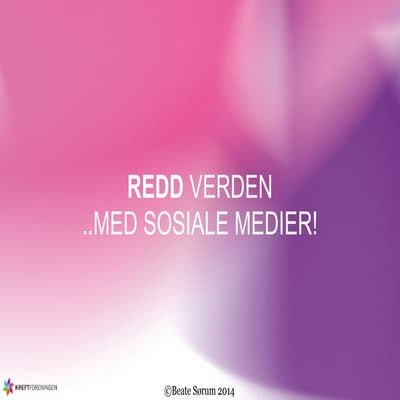 ANFO-seminar: Social media ROI. "Redd verden, med sosiale medier?"