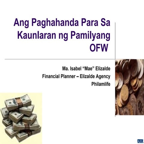 Ang Paghahanda Para Sa Kaunlaran ng Pamilyang OFW | PPT