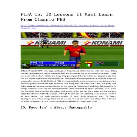 Fifa 10 case study | PPT