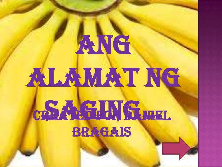 Ang alamat ng_saging