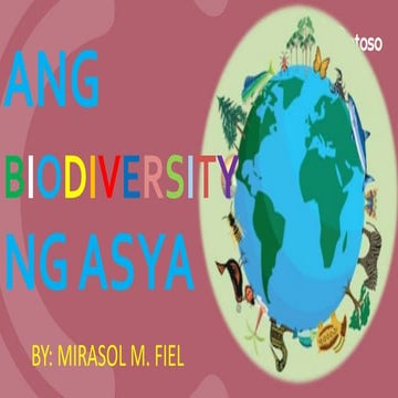 Ang biodiversity ng asya