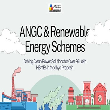 ANGC & Renewable Energy Schemes Solutions for Over 26 Lakh MSMEs in ...
