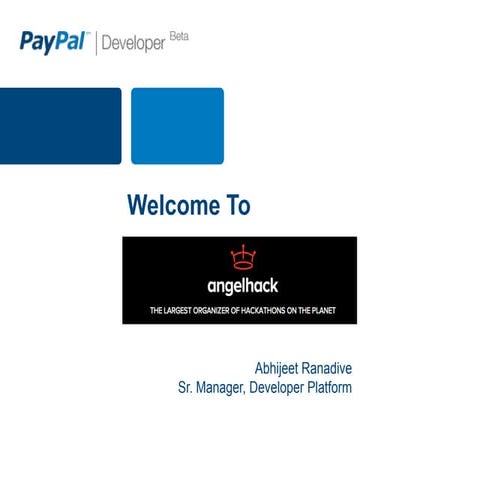 PayPal @ Angel Hack