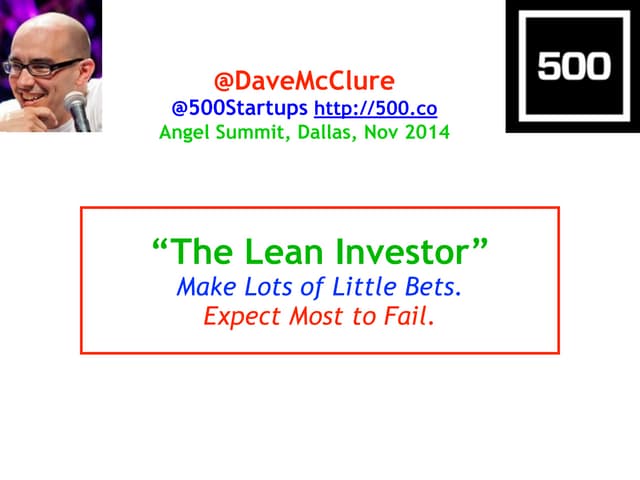 The Lean Investor (Dallas, Nov 2014)