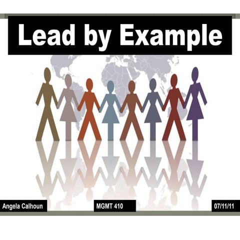 Angela calhoun leadership presentation