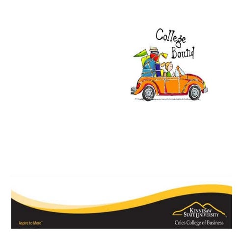 Angela Evans of Kennesaw State, presentation on college admissions