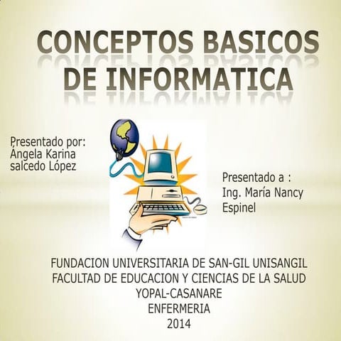 conceptos basicos sobre la informatica | PPTX