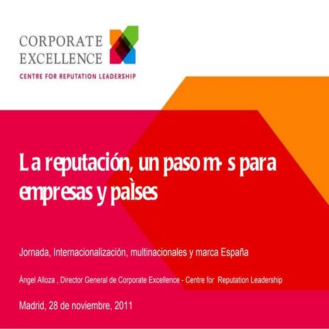 La reputación, un paso más para empresas y países