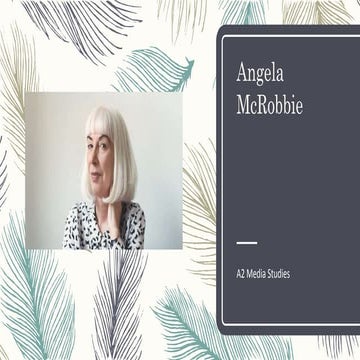 Angela McRobbie