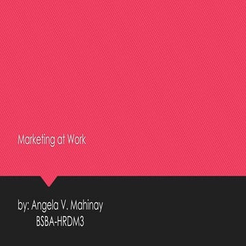 Angela report marketing