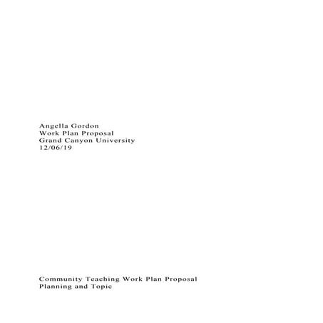 Angella Gordon Work Plan Proposal Grand .docx