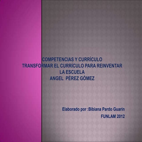 Angel perez gomez video diaposit | PPTX