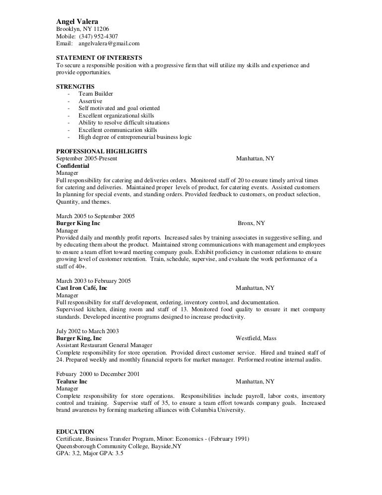 Burger king general manager job description edendaser