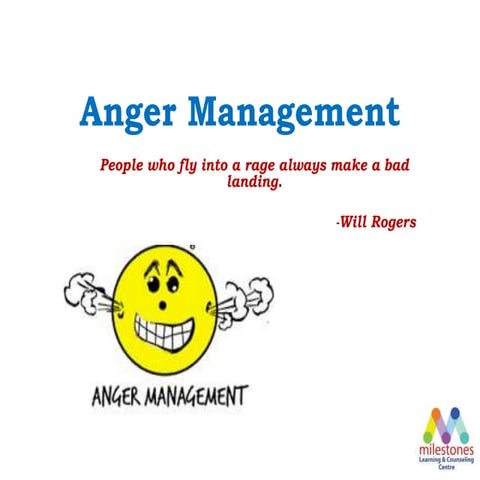 Anger Management triggers relaxation tec