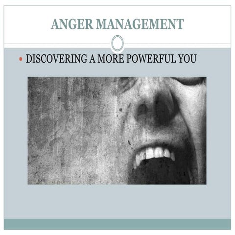 anger management presentation for working professionals