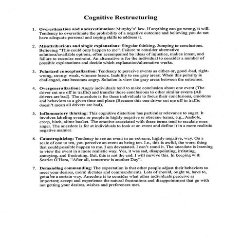 anger_mgt_handouts for the deveopment oof person | PDF