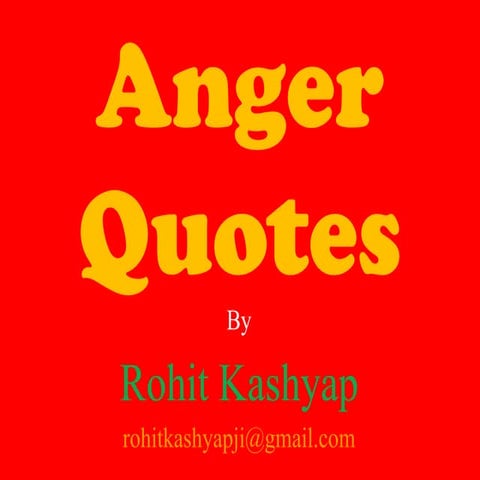 Anger Quotes